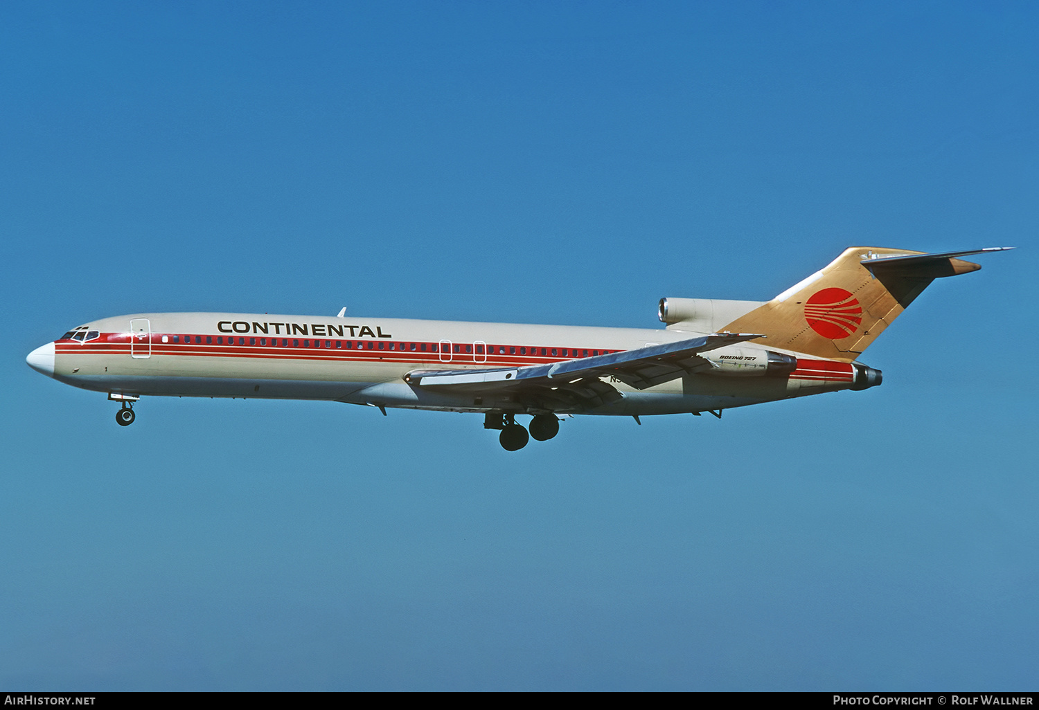 Aircraft Photo of N585PE | Boeing 727-243/Adv | Continental Airlines | AirHistory.net #552174