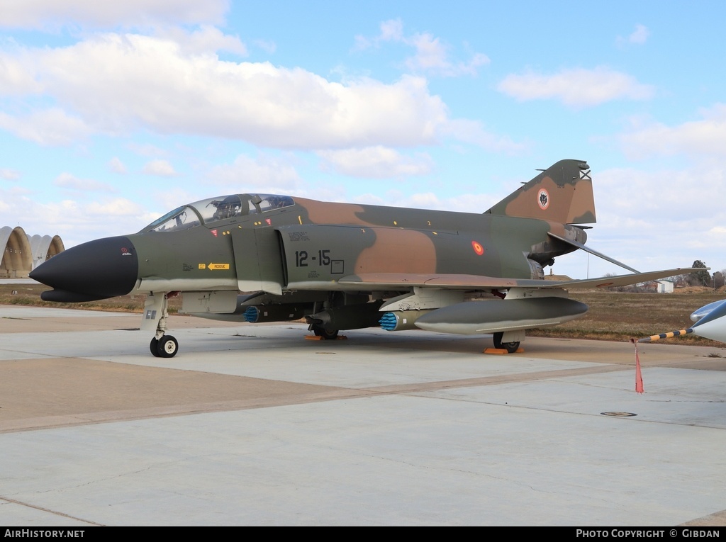Aircraft Photo of C.12-19 | McDonnell F-4C Phantom II | Spain - Air Force | AirHistory.net #552187