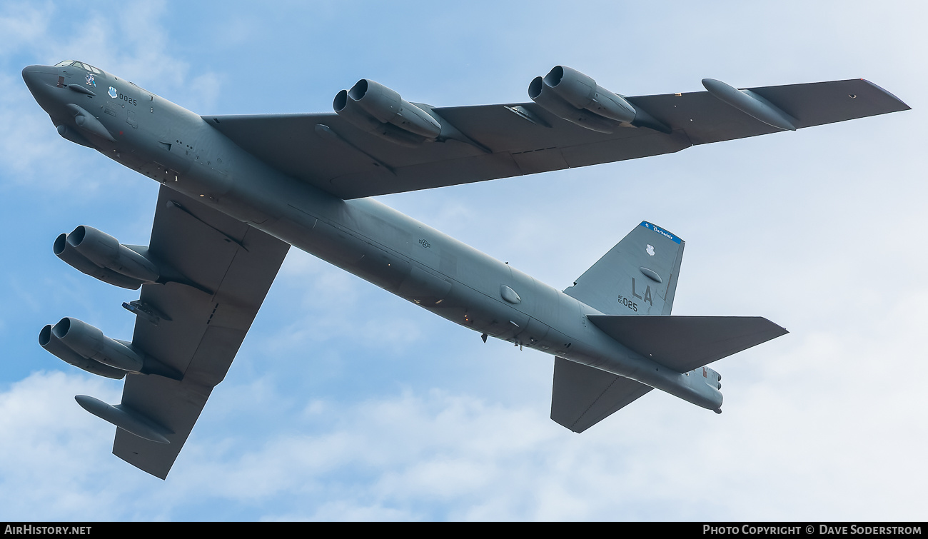 Aircraft Photo of 60-0025 / AF60-025 | Boeing B-52H Stratofortress | USA - Air Force | AirHistory.net #552189