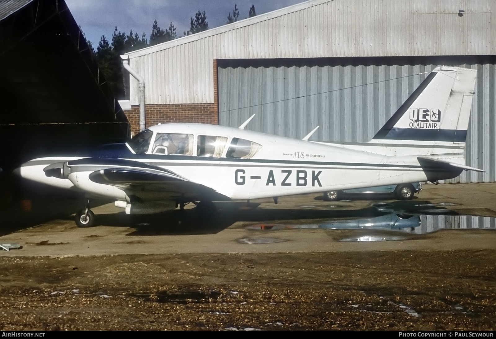 Aircraft Photo of G-AZBK | Piper PA-23-250 Aztec D | Qualitair Engineering | AirHistory.net #552222