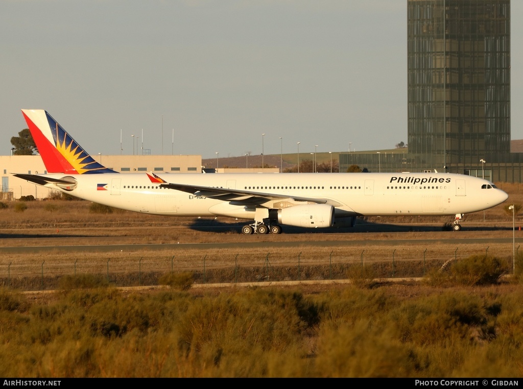 Aircraft Photo of EI-HAJ | Airbus A330-343 | Philippine Airlines | AirHistory.net #552223