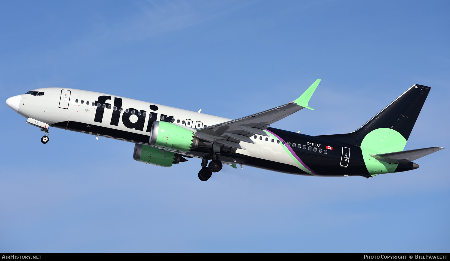 Aircraft Photo of C-FLUT | Boeing 737-8 Max 8 | Flair Airlines | AirHistory.net #552251