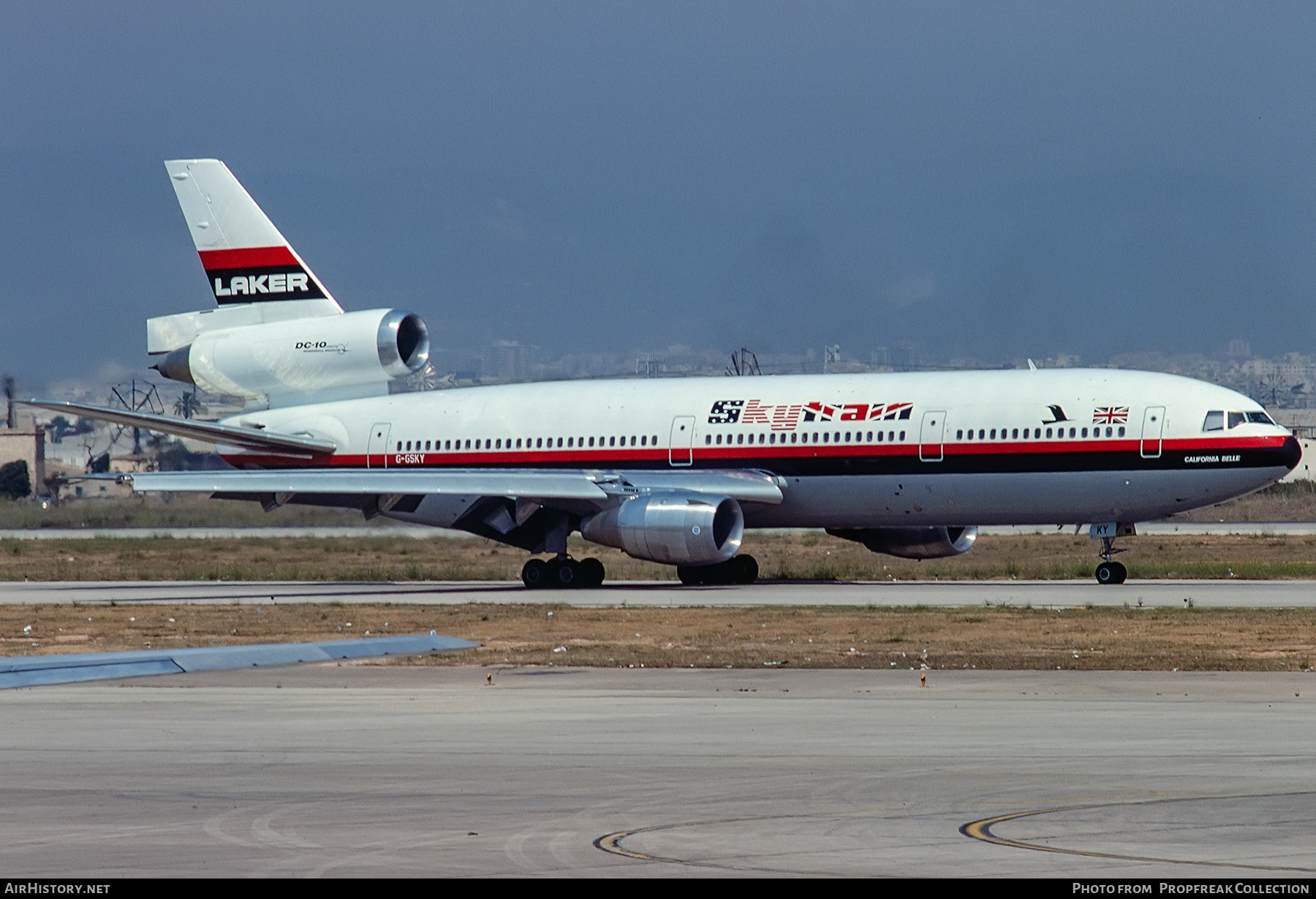 Aircraft Photo of G-GSKY | McDonnell Douglas DC-10-10 | Laker Airways Skytrain | AirHistory.net #552273