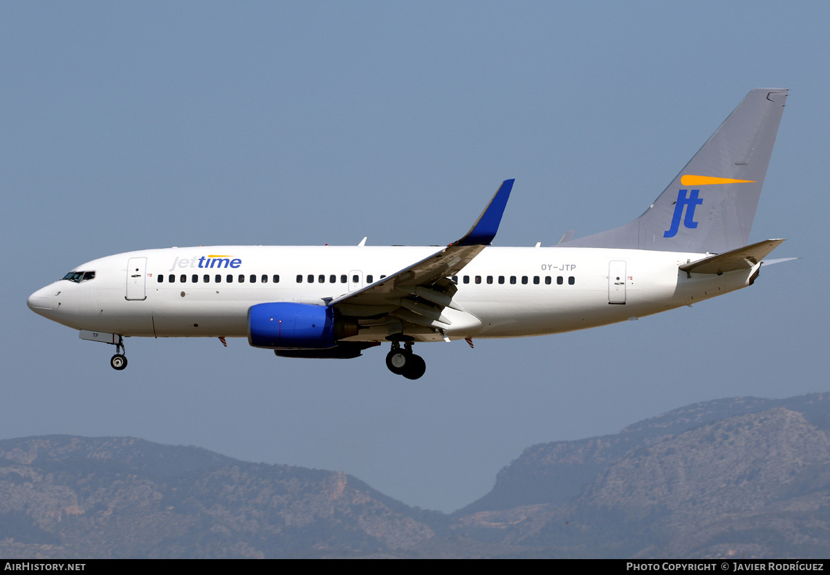 Aircraft Photo of OY-JTP | Boeing 737-7L9 | Jettime | AirHistory.net #552284