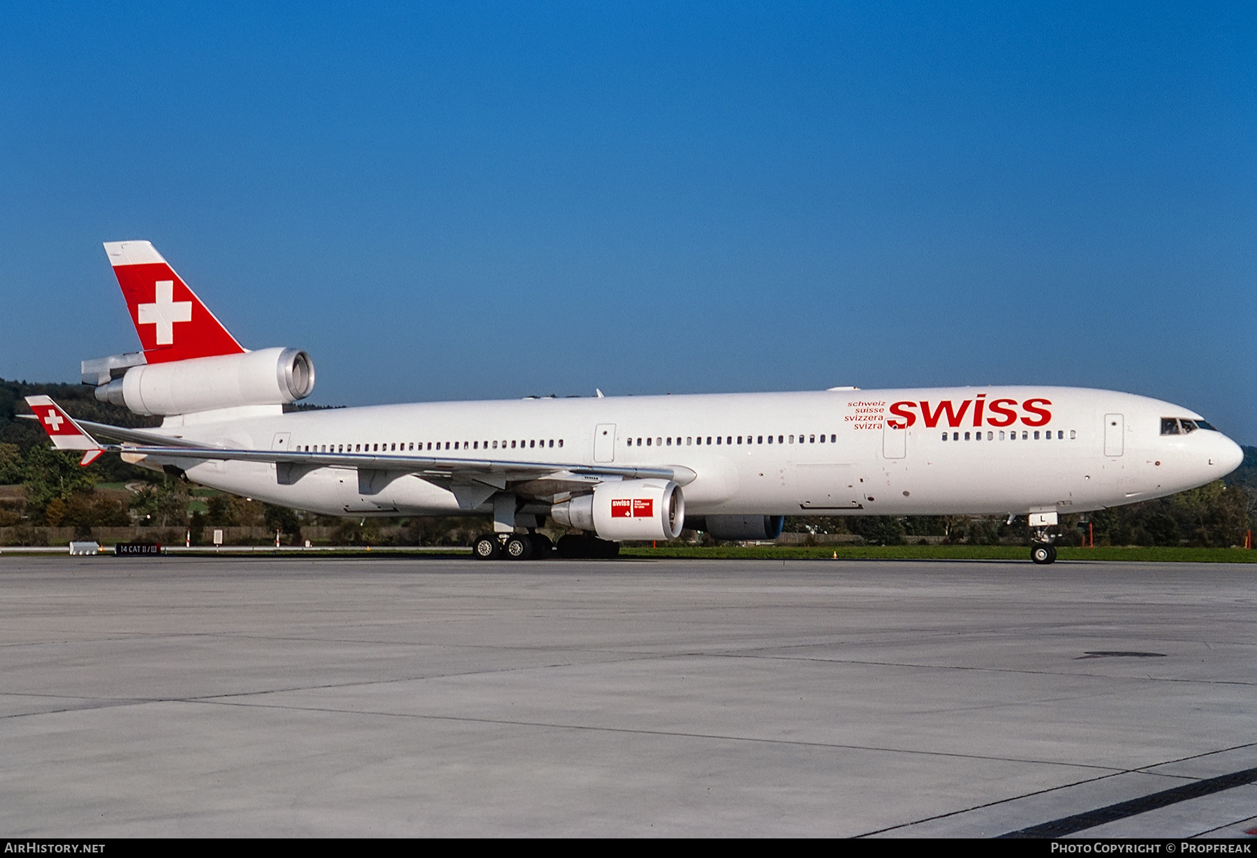Aircraft Photo of HB-IWL | McDonnell Douglas MD-11 | Swiss International Air Lines | AirHistory.net #552288