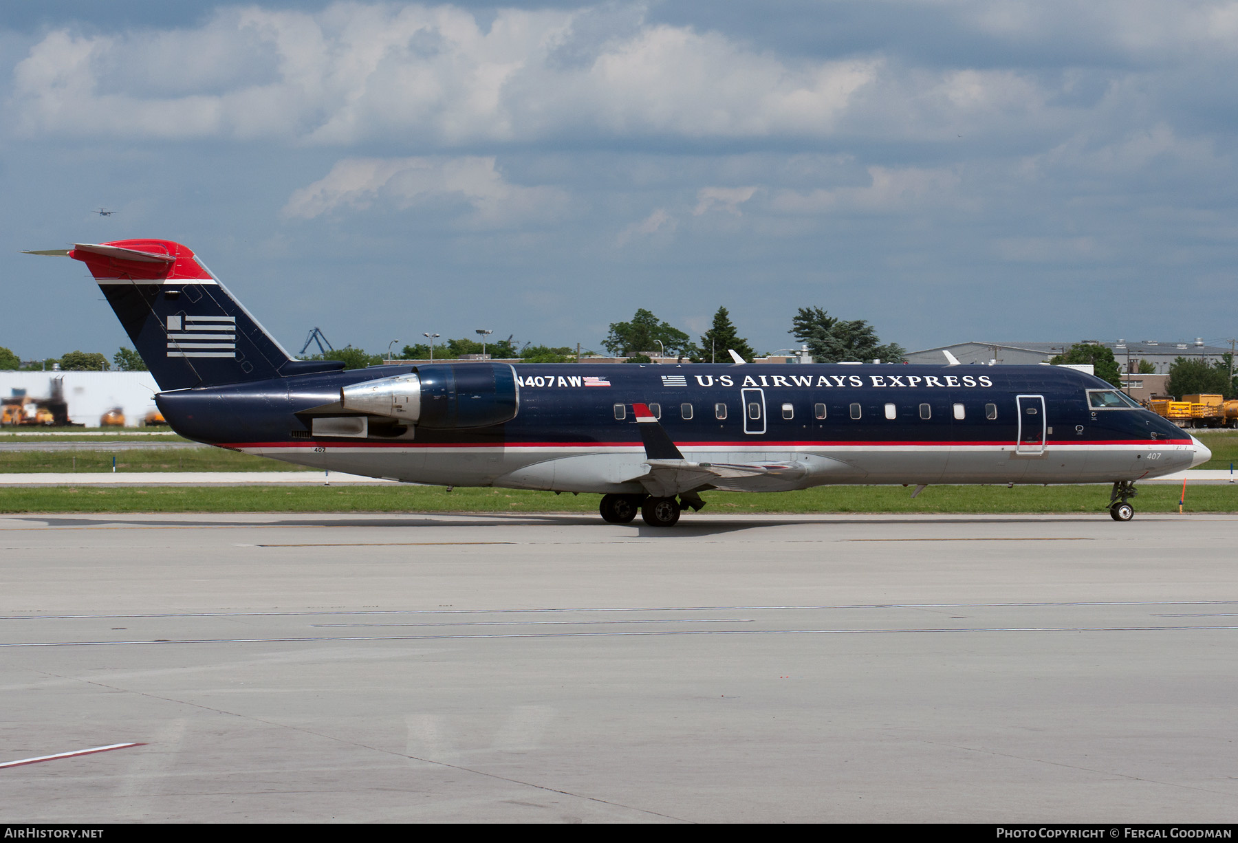 Aircraft Photo of N407AW | Bombardier CRJ-200LR (CL-600-2B19) | US Airways Express | AirHistory.net #552290