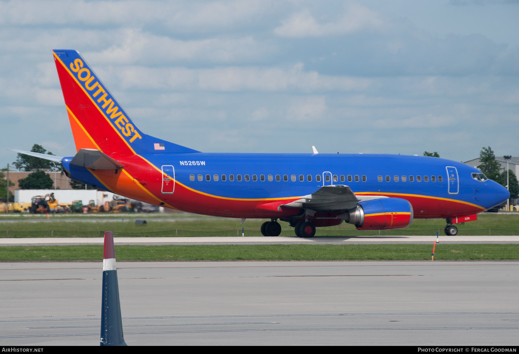 Aircraft Photo of N526SW | Boeing 737-5H4 | Southwest Airlines | AirHistory.net #552299