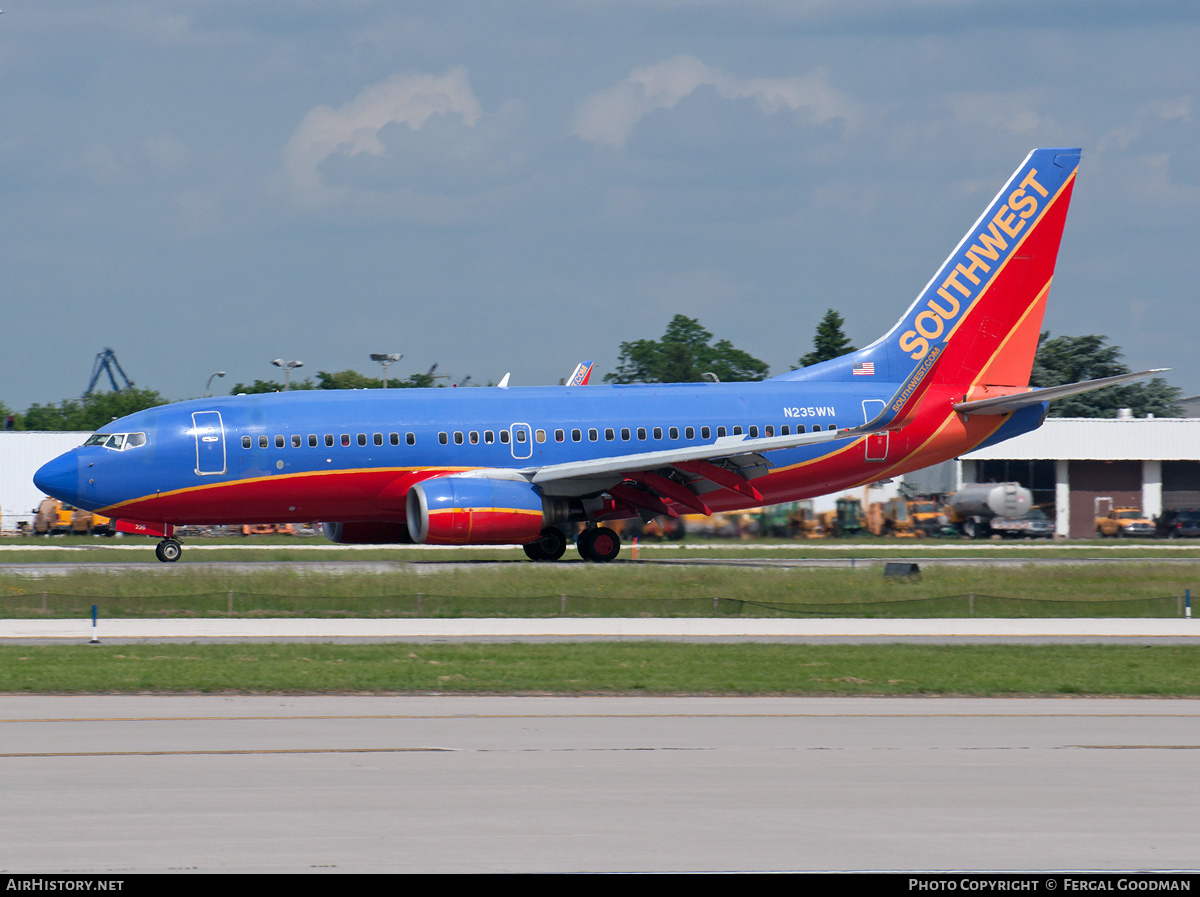 Aircraft Photo of N235WN | Boeing 737-7H4 | Southwest Airlines | AirHistory.net #552304