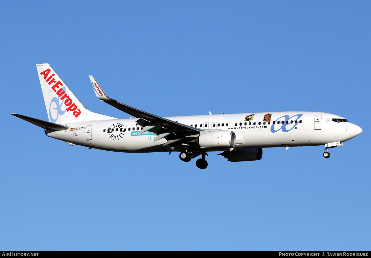 Aircraft Photo of EC-LPQ | Boeing 737-85P | Air Europa | AirHistory.net #552308