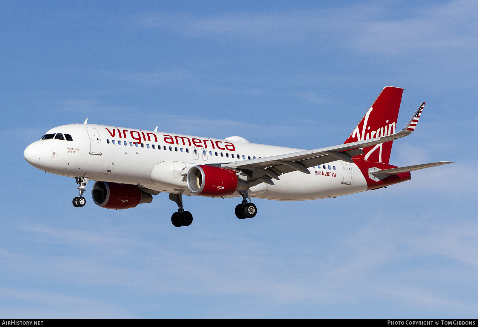 Aircraft Photo of N285VA | Airbus A320-214 | Virgin America | AirHistory.net #552321