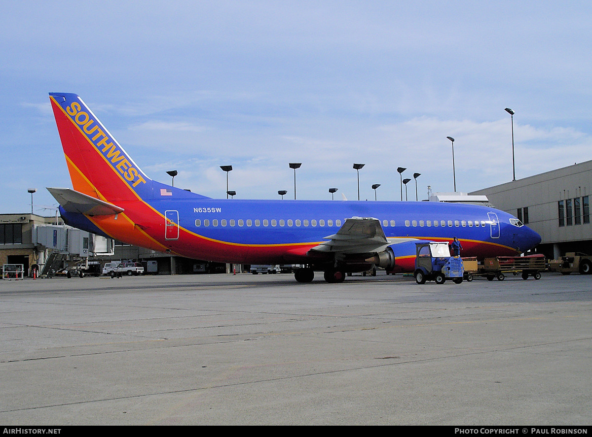 Aircraft Photo of N635SW | Boeing 737-3H4 | Southwest Airlines | AirHistory.net #552324