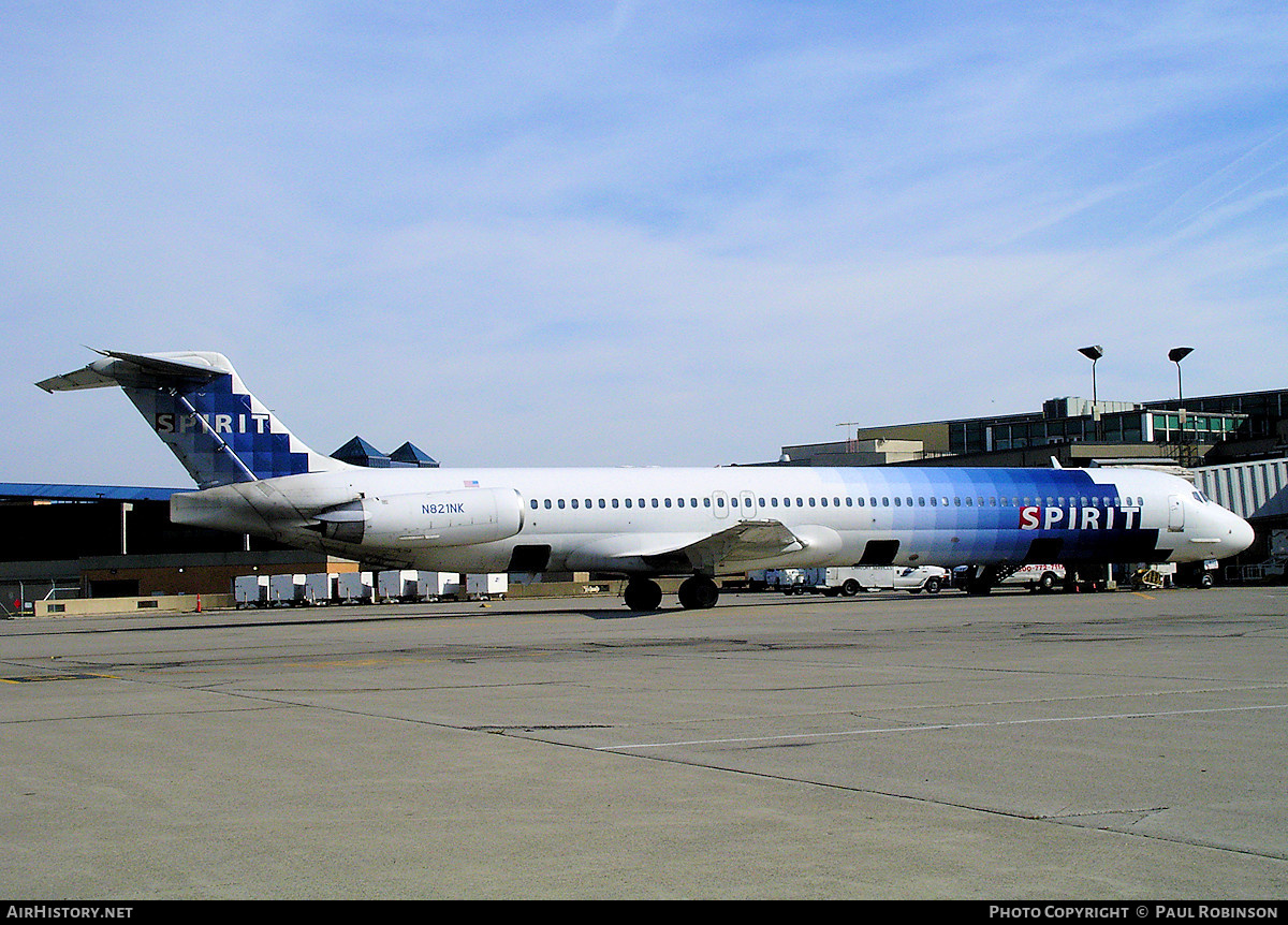 Aircraft Photo of N821NK | McDonnell Douglas MD-82 (DC-9-82) | Spirit Airlines | AirHistory.net #552331