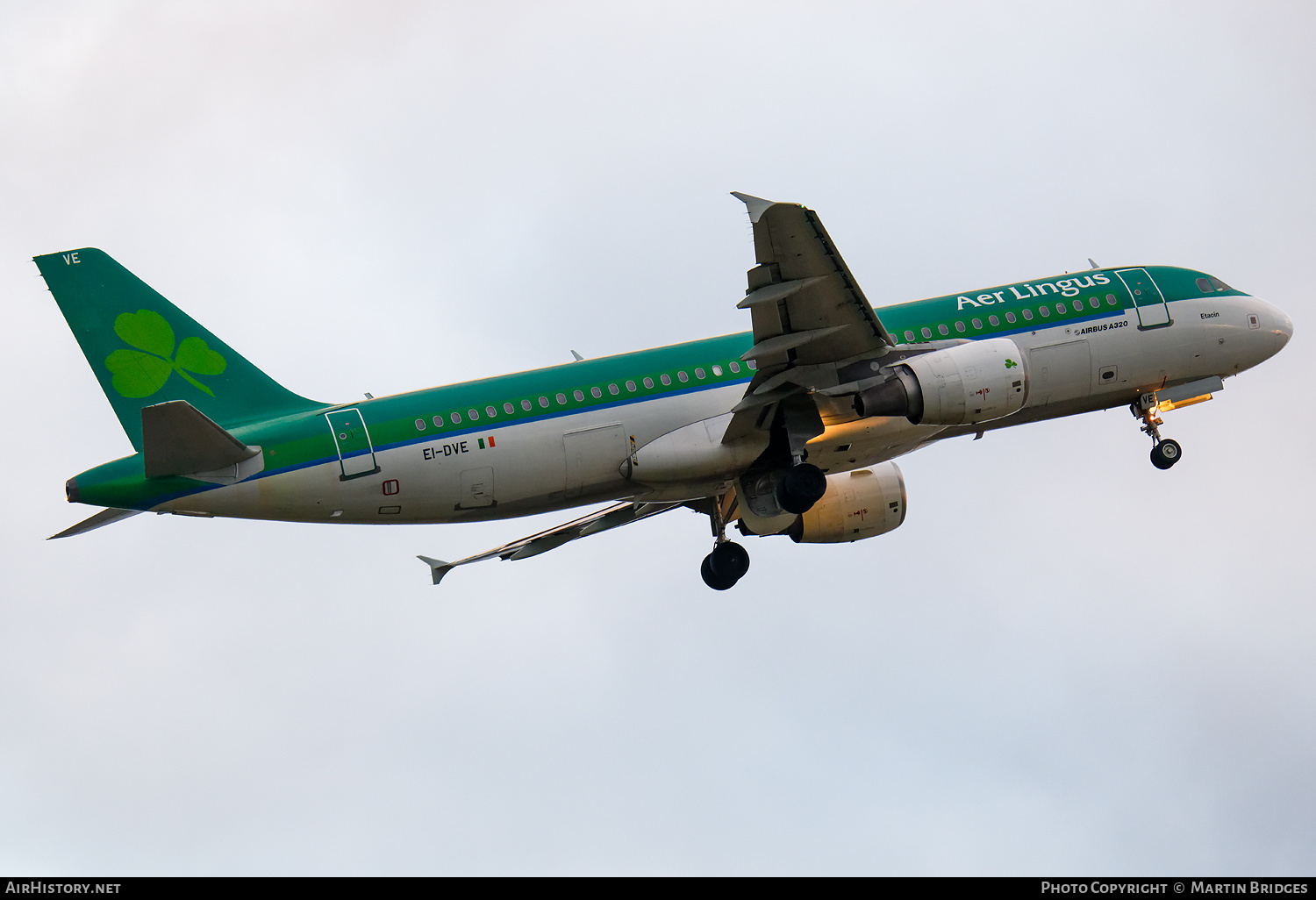 Aircraft Photo of EI-DVE | Airbus A320-214 | Aer Lingus | AirHistory.net #552349