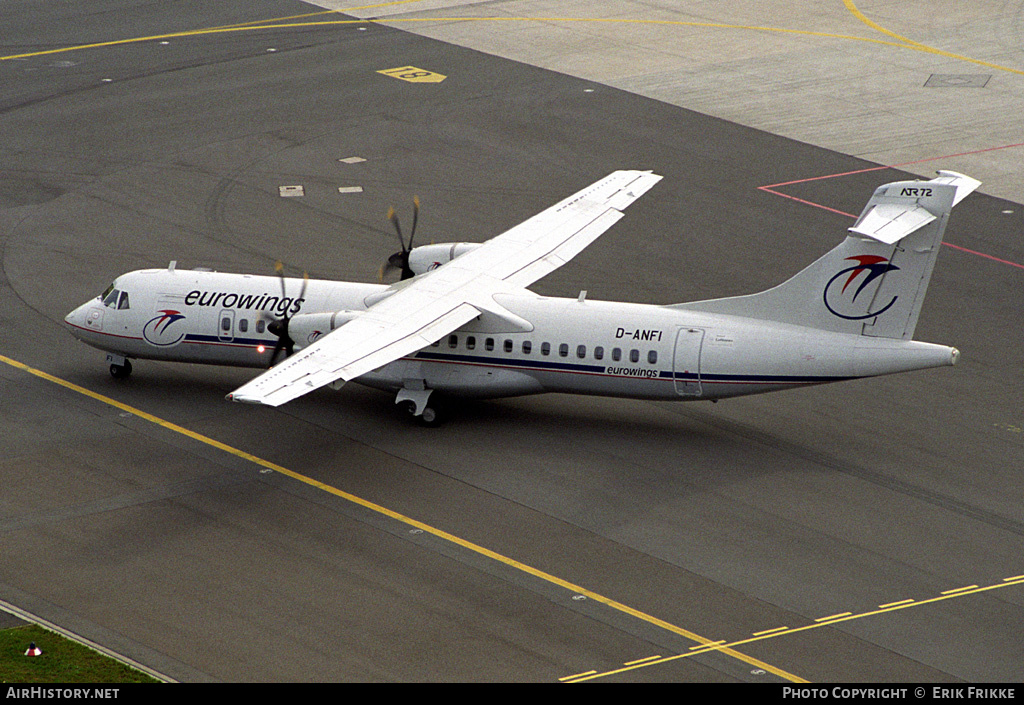 Aircraft Photo of D-ANFI | ATR ATR-72-500 (ATR-72-212A) | Eurowings | AirHistory.net #552357