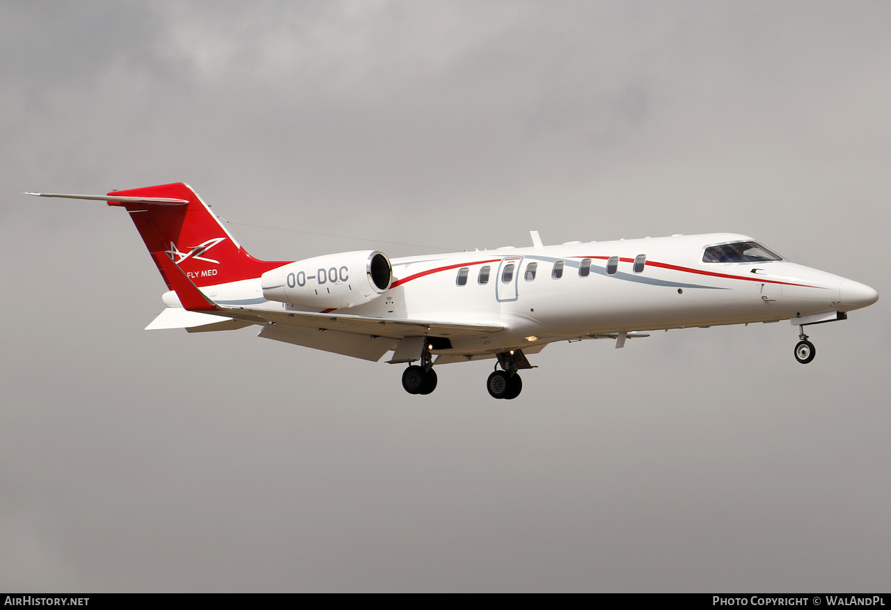 Aircraft Photo of OO-DOC | Learjet 45 | ASL Fly Med | AirHistory.net #552365
