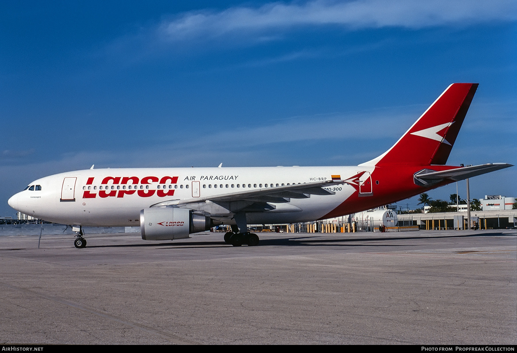 Aircraft Photo of HC-BRP | Airbus A310-304 | LAPSA - Air Paraguay | AirHistory.net #552377