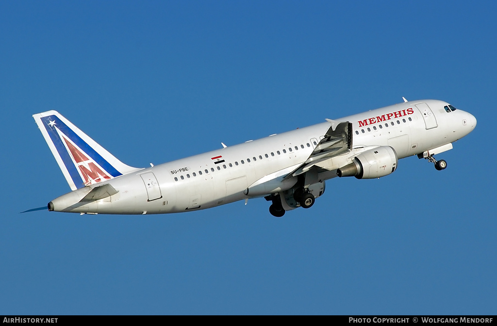Aircraft Photo of SU-PBE | Airbus A320-211 | Air Memphis | AirHistory.net #552413