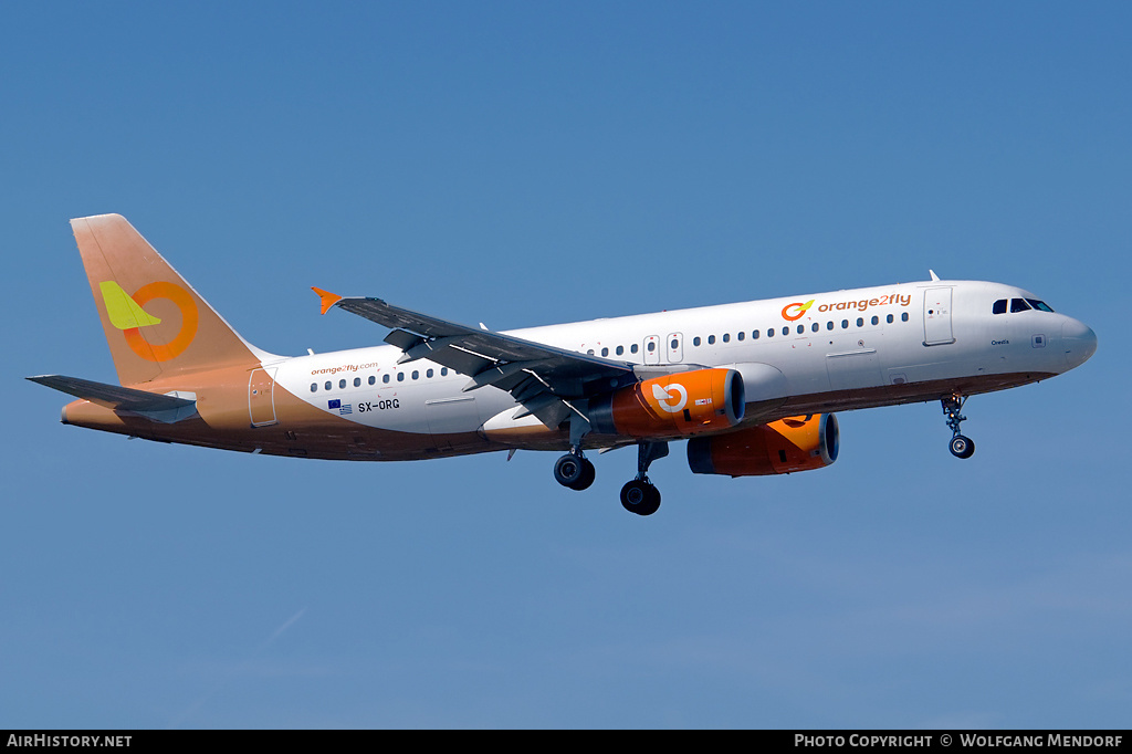 Aircraft Photo of SX-ORG | Airbus A320-232 | Orange2fly | AirHistory.net #552414