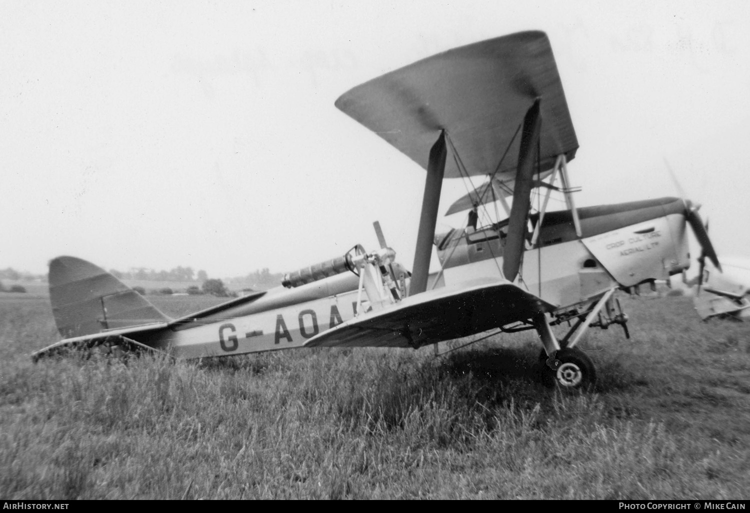 Aircraft Photo of G-AOAD | De Havilland D.H. 82A Tiger Moth | Crop Culture Aerial Ltd. | AirHistory.net #552423