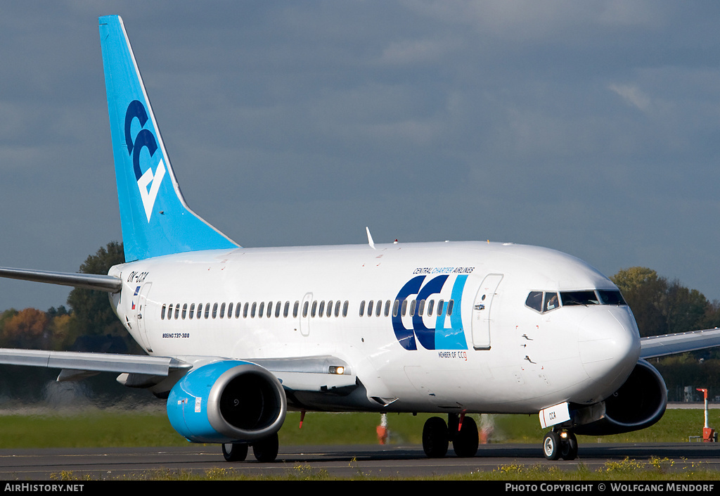 Aircraft Photo of OK-CCA | Boeing 737-31S | CCA - Central Charter Airlines | AirHistory.net #552424