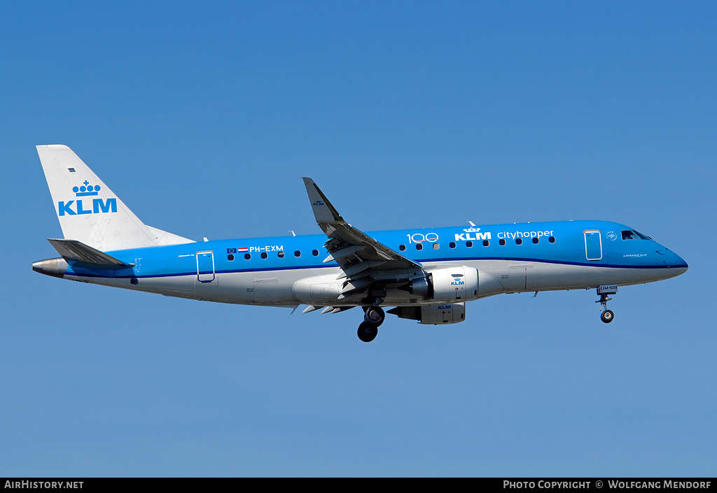 Aircraft Photo of PH-EXM | Embraer 175STD (ERJ-170-200STD) | KLM Cityhopper | AirHistory.net #552444