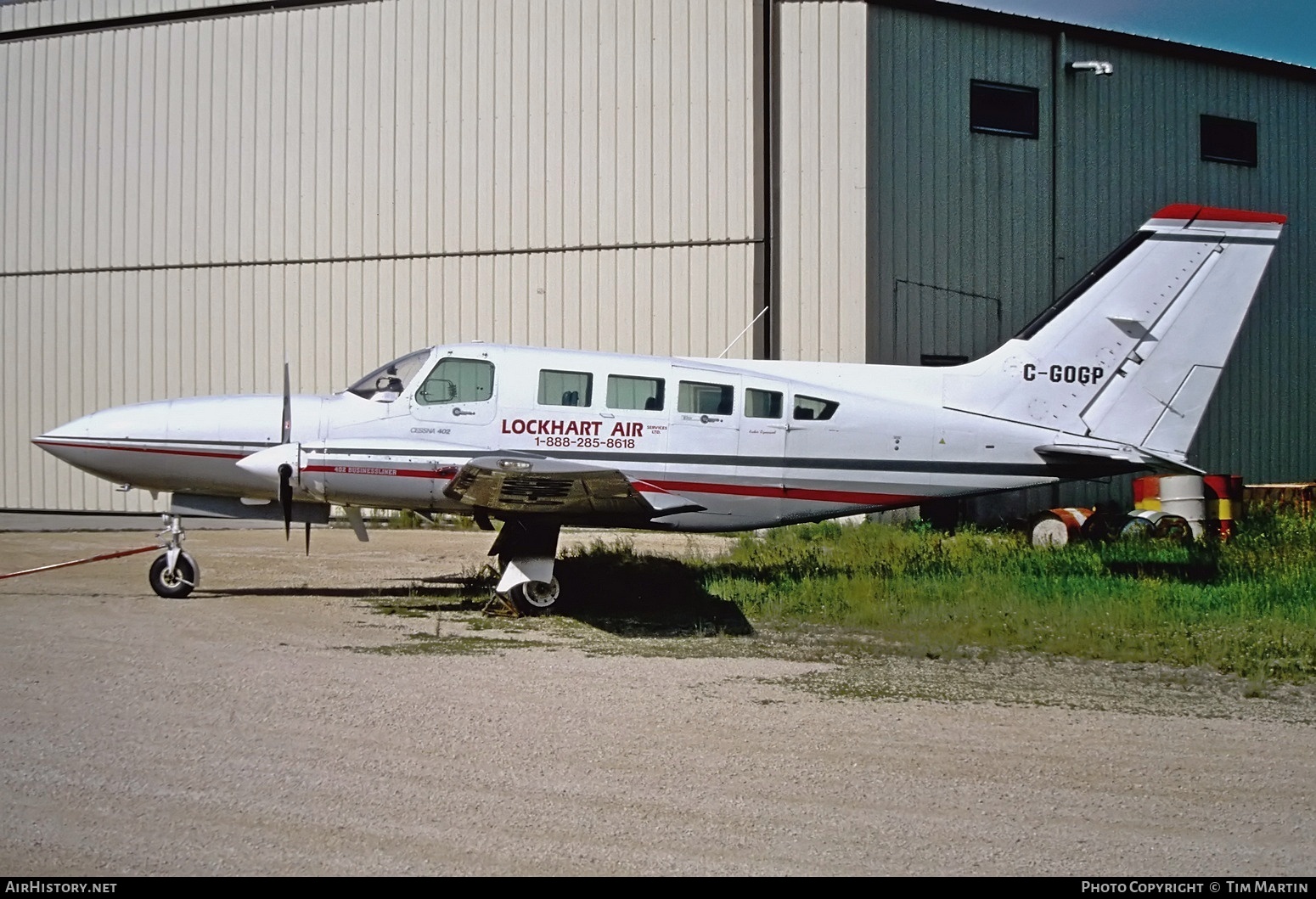 Aircraft Photo of C-GOGP | Cessna 402C | Lockhart Air Services | AirHistory.net #552446