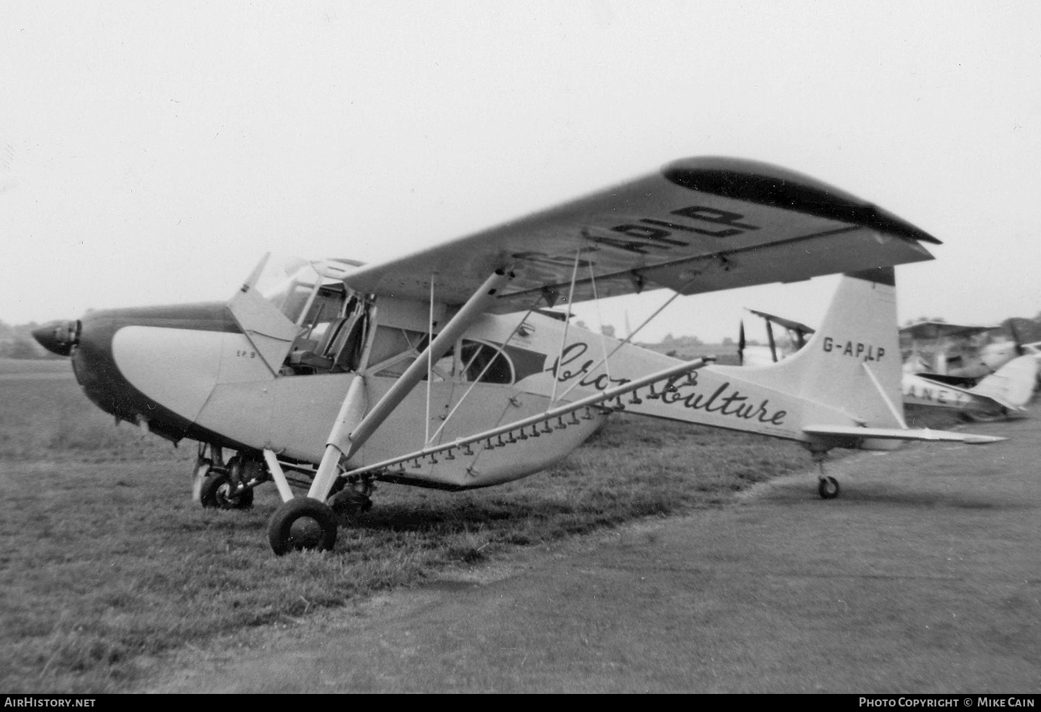 Aircraft Photo of G-APLP | Edgar Percival EP-9 Prospector | Crop Culture Aerial Ltd. | AirHistory.net #552450
