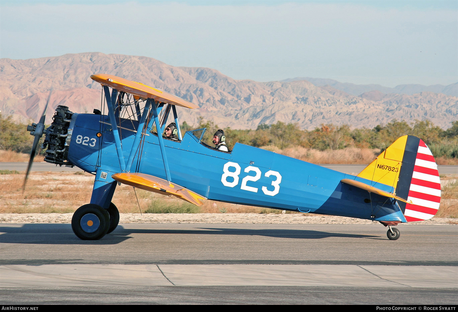 Aircraft Photo of N67823 | Boeing PT-17 Kaydet (A75N1) | USA - Air Force | AirHistory.net #552469