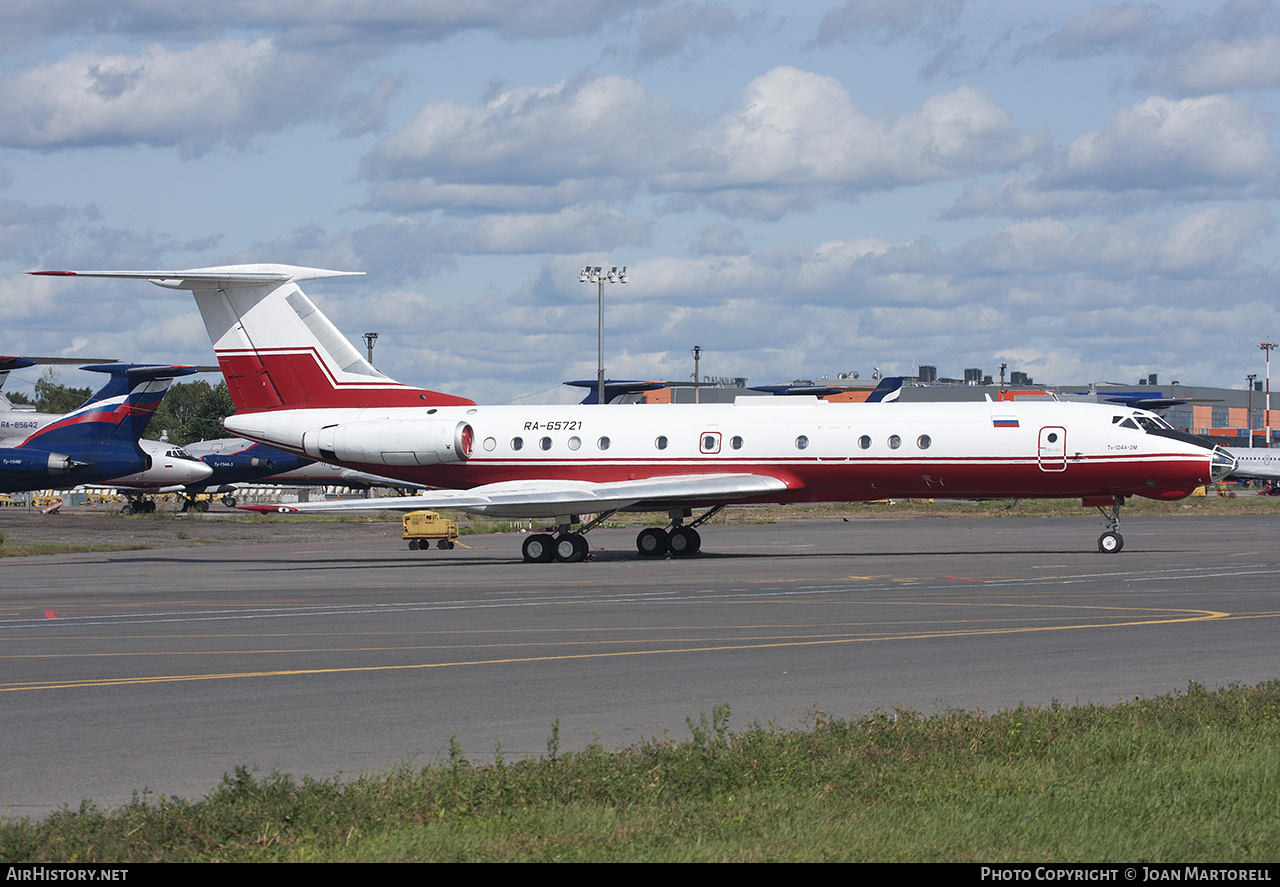 Aircraft Photo of RA-65721 | Tupolev Tu-134A-3M | Meridian Air Company | AirHistory.net #552470