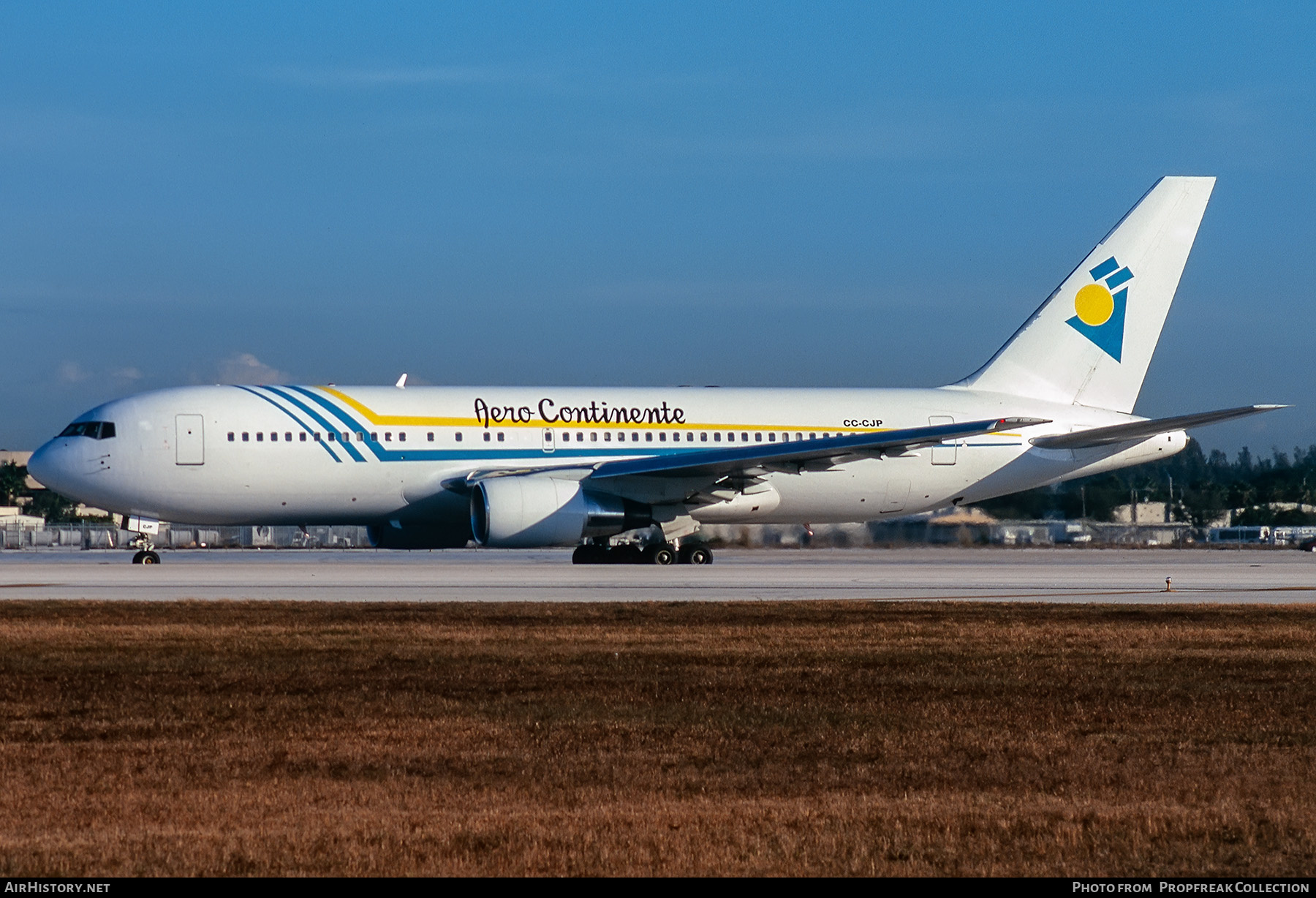 Aircraft Photo of CC-CJP | Boeing 767-219/ER | Aero Continente | AirHistory.net #552479