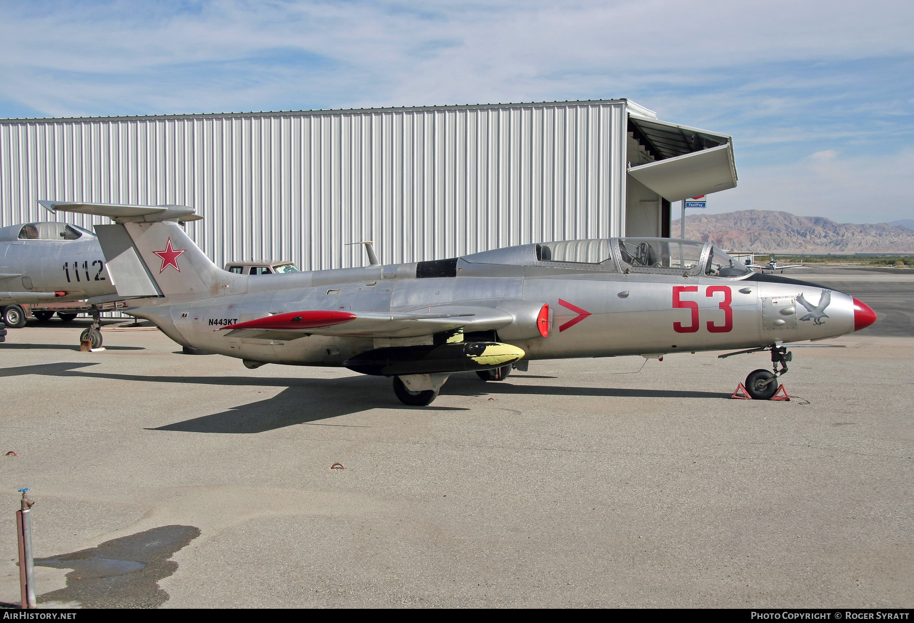 Aircraft Photo of N443KT / 53 red | Aero L-29C Delfin | Soviet Union - Air Force | AirHistory.net #552484