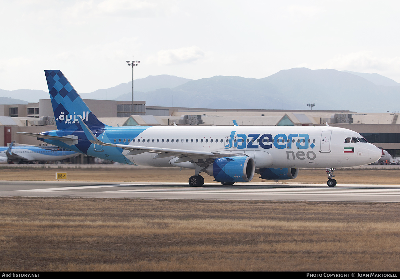 Aircraft Photo of 9K-CBC | Airbus A320-251N | Jazeera Airways | AirHistory.net #552491