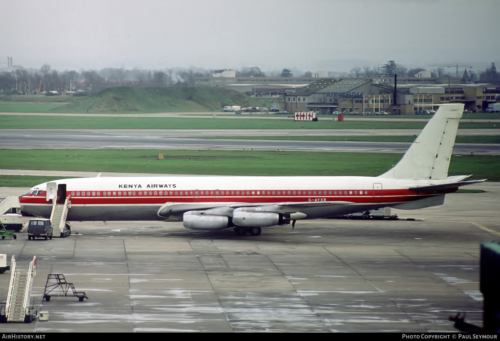 Aircraft Photo of G-AYXR | Boeing 707-321(F) | Kenya Airways | AirHistory.net #552500