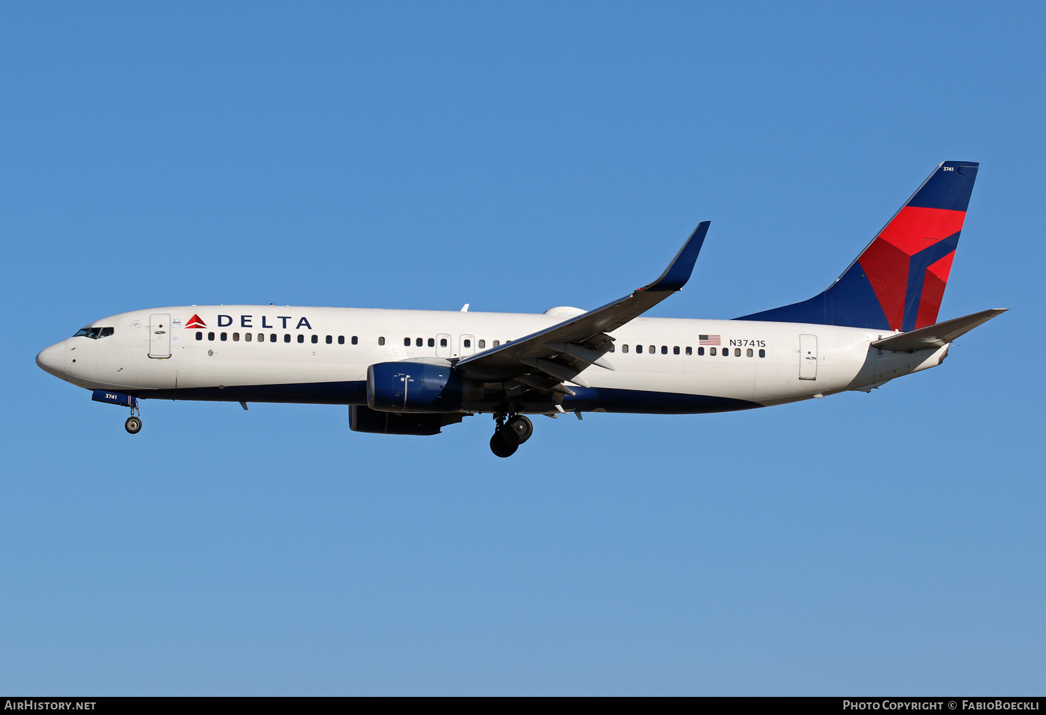 Aircraft Photo of N3741S | Boeing 737-832 | Delta Air Lines | AirHistory.net #552520