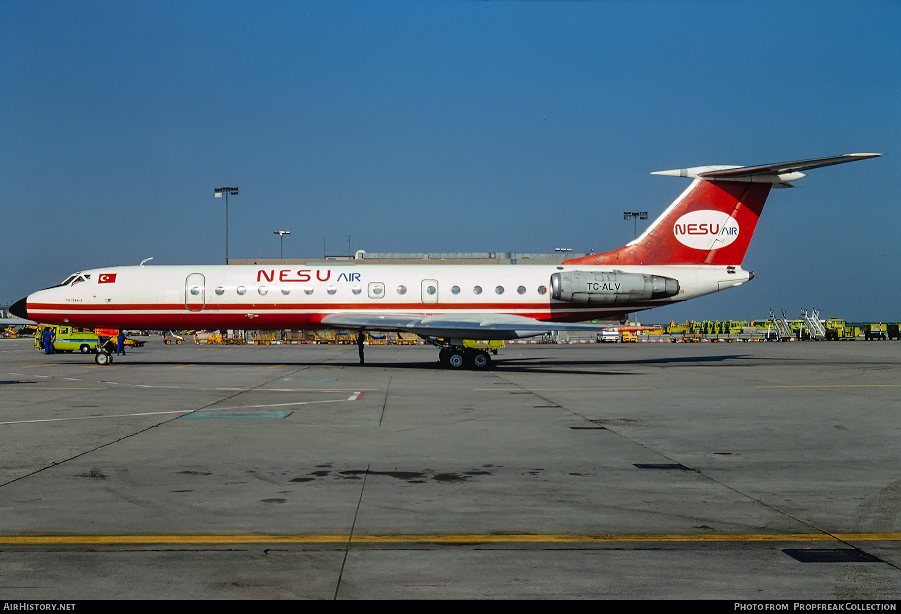 Aircraft Photo of TC-ALV | Tupolev Tu-134A-3 | Nesu Air | AirHistory.net #552531