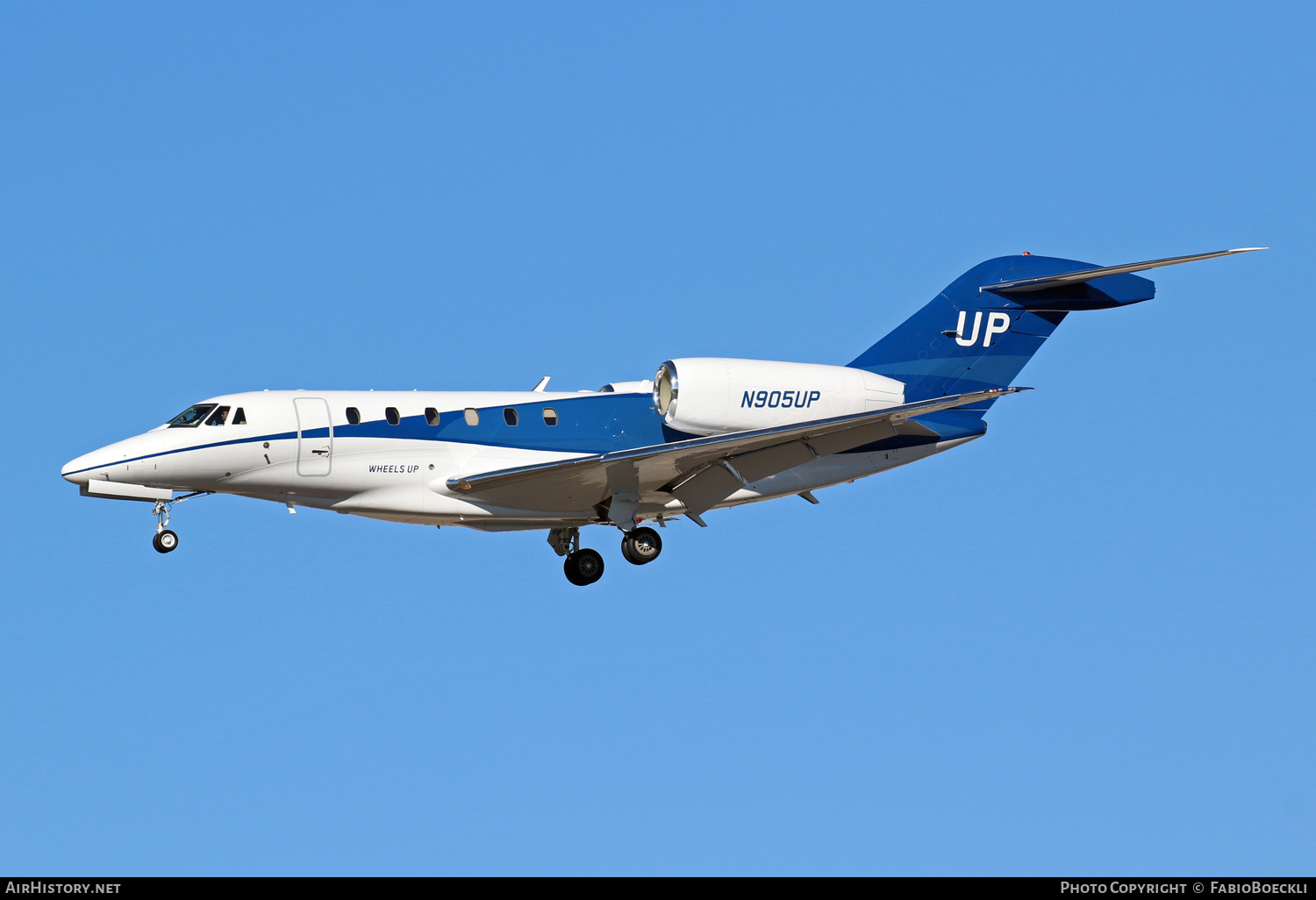 Aircraft Photo of N905UP | Cessna 750 Citation X | Wheels Up | AirHistory.net #552548