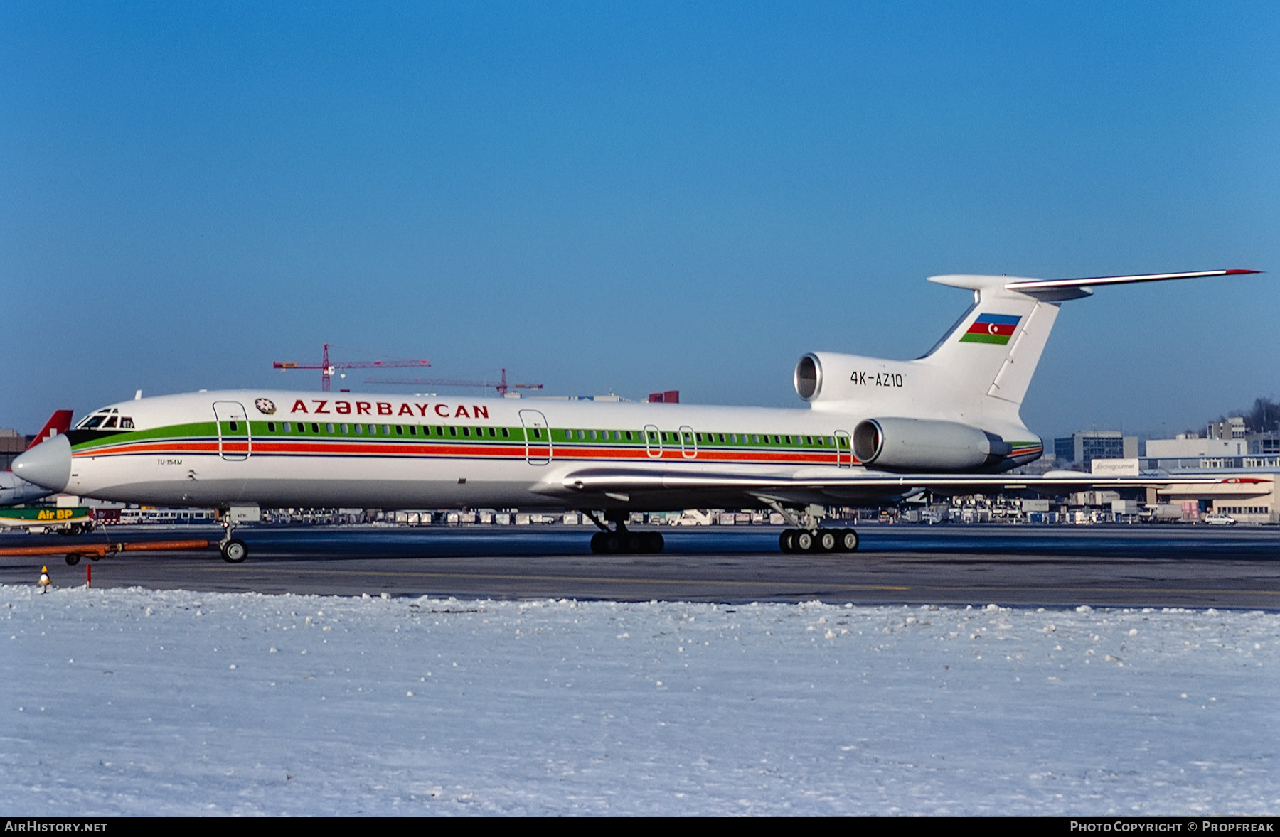 Aircraft Photo of 4K-AZ10 | Tupolev Tu-154M | Azerbaijan Government | AirHistory.net #552558