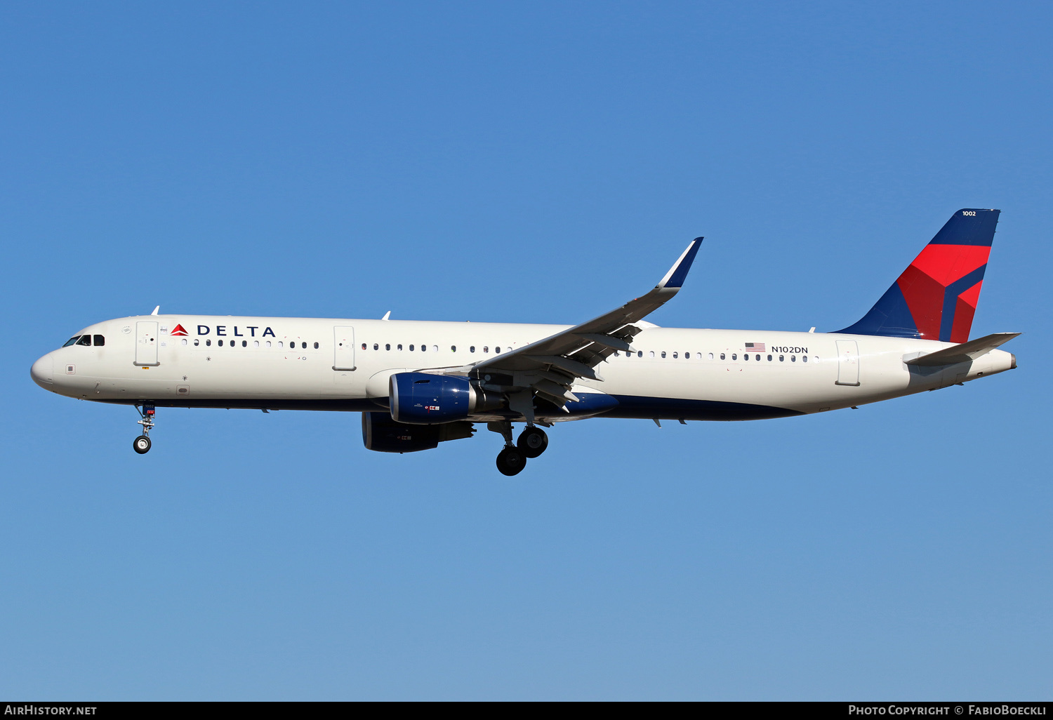 Aircraft Photo of N102DN | Airbus A321-211 | Delta Air Lines | AirHistory.net #552560