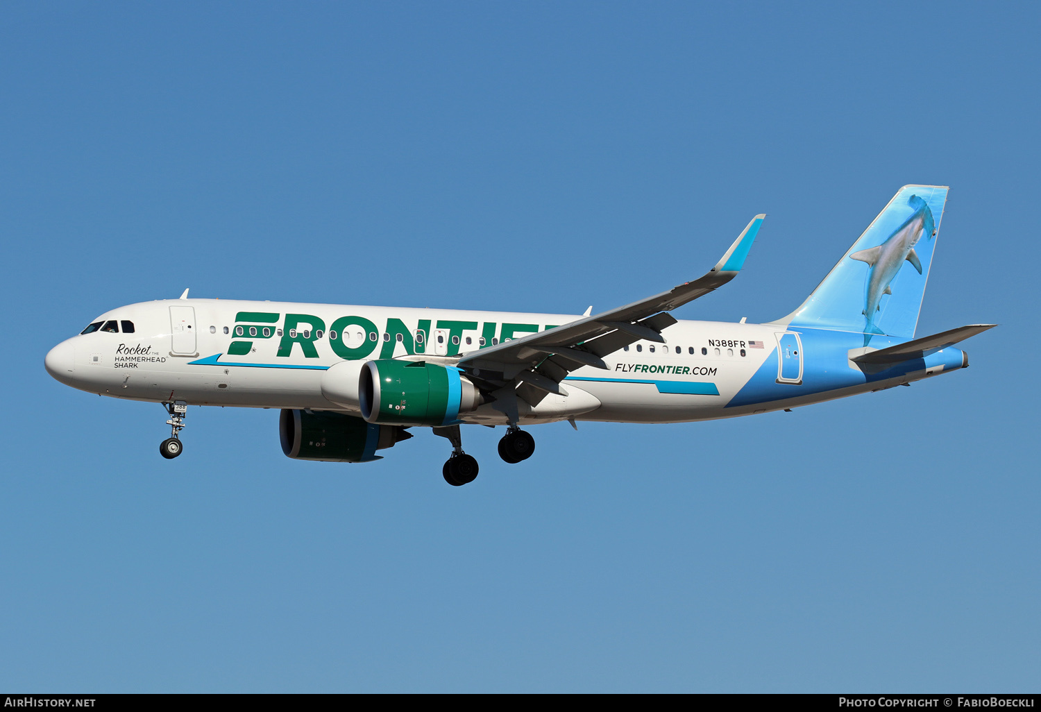 Aircraft Photo of N388FR | Airbus A320-251N | Frontier Airlines | AirHistory.net #552571