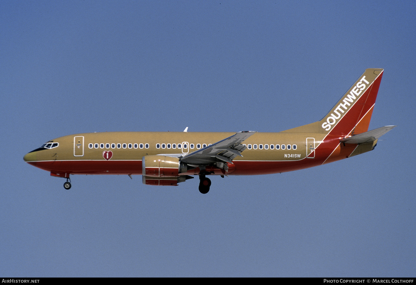 Aircraft Photo of N341SW | Boeing 737-3H4 | Southwest Airlines | AirHistory.net #552575