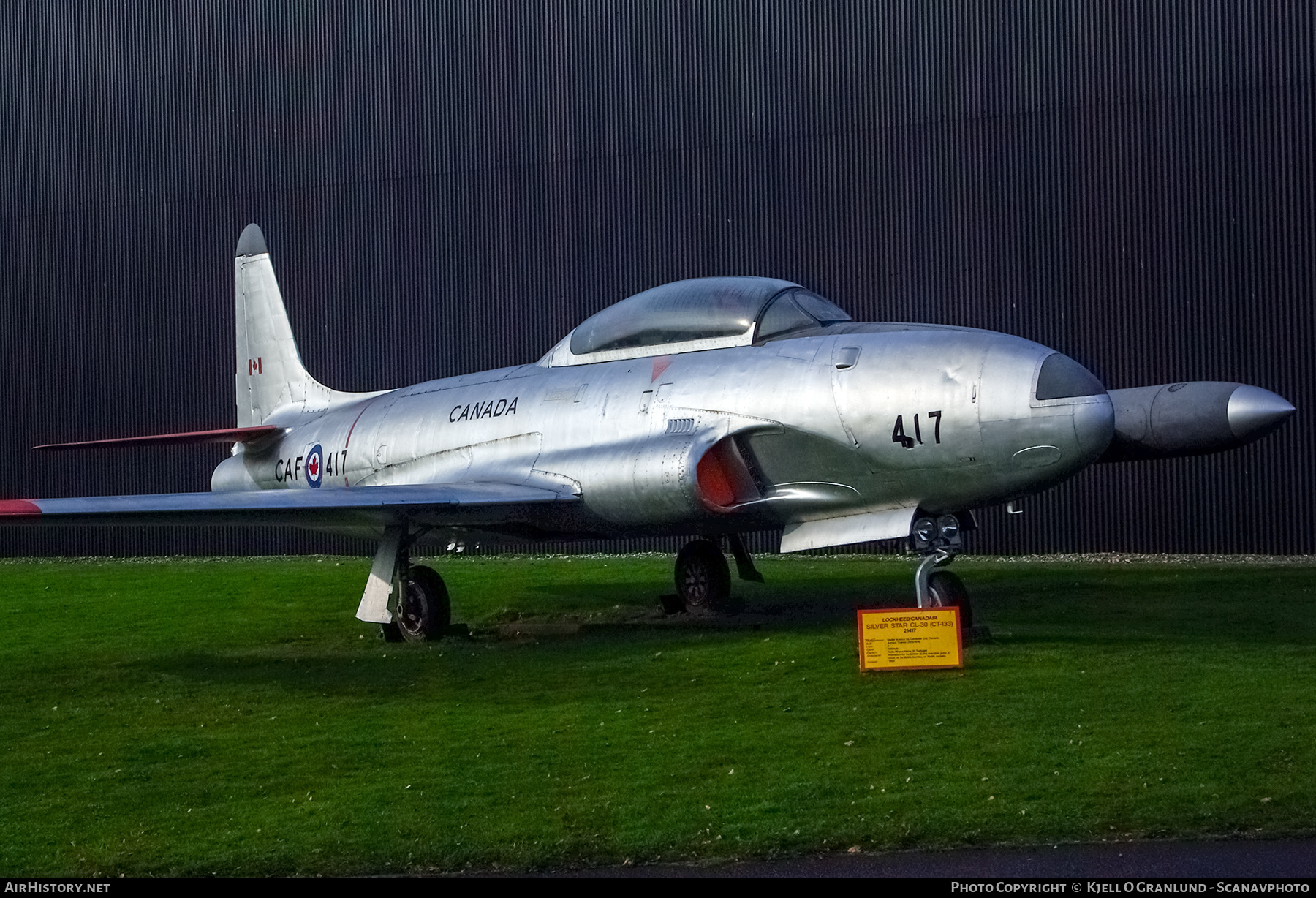 Aircraft Photo of 133417 | Canadair CT-133 Silver Star 3 | Canada - Air Force | AirHistory.net #552576