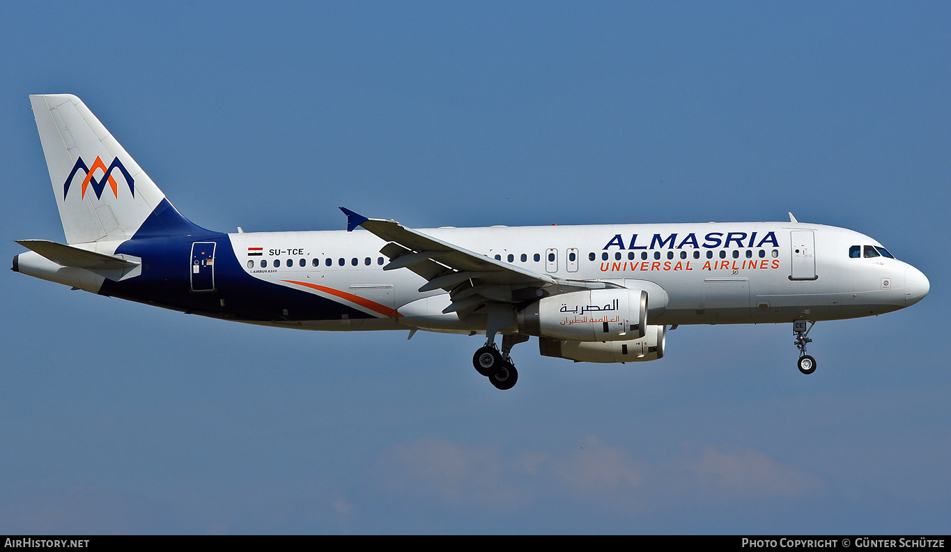 Aircraft Photo of SU-TCE | Airbus A320-232 | Almasria Universal Airlines | AirHistory.net #552580