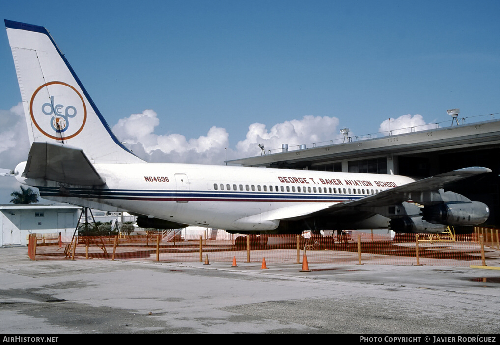 Aircraft Photo of N64696 | Boeing 720-022 | George T. Baker Aviation School | AirHistory.net #552595