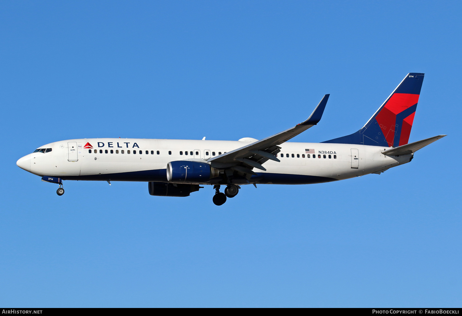 Aircraft Photo of N384DA | Boeing 737-832 | Delta Air Lines | AirHistory.net #552596