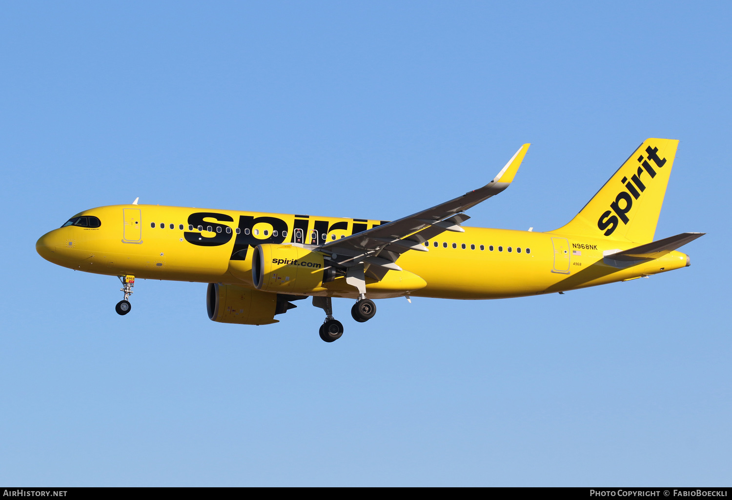 Aircraft Photo of N968NK | Airbus A320-271N | Spirit Airlines | AirHistory.net #552615