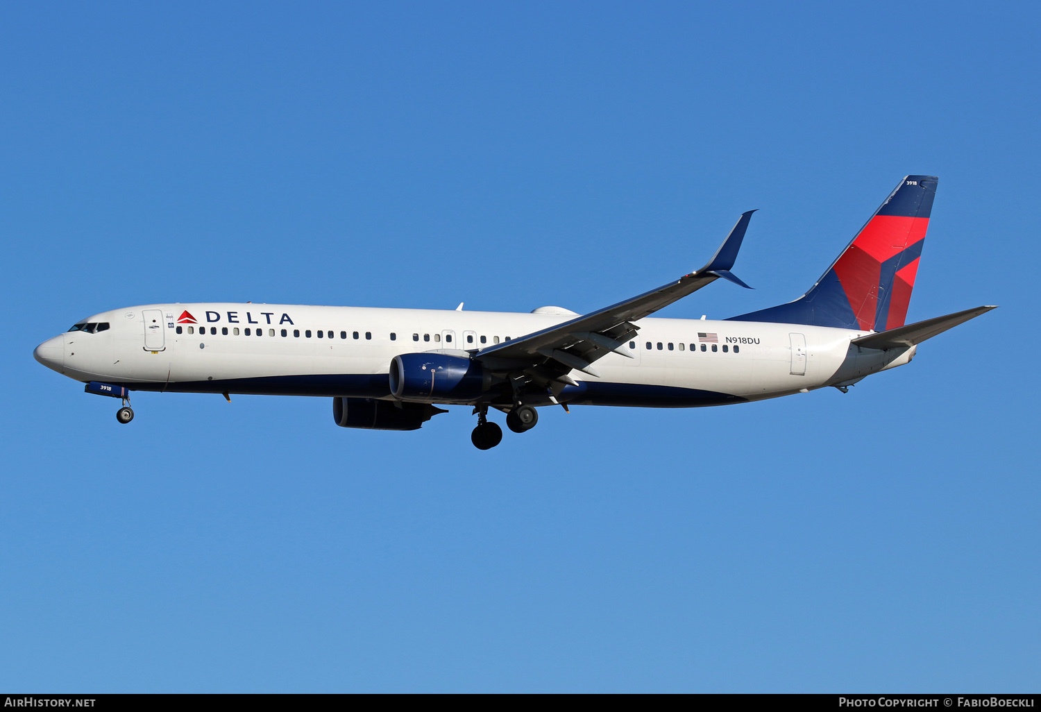 Aircraft Photo of N918DU | Boeing 737-900/ER | Delta Air Lines | AirHistory.net #552631