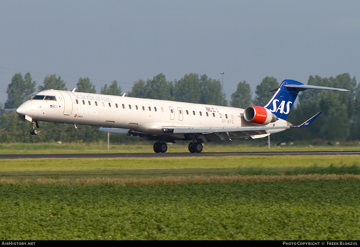 Aircraft Photo of OY-KFG | Bombardier CRJ-900LR (CL-600-2D24) | Scandinavian Airlines - SAS | AirHistory.net #552648