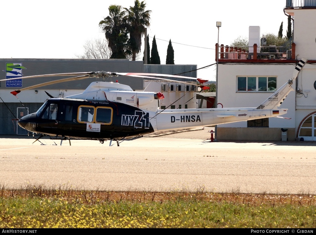 Aircraft Photo of D-HNSA | Bell 412EP | Pegasus Aviación | AirHistory.net #552660