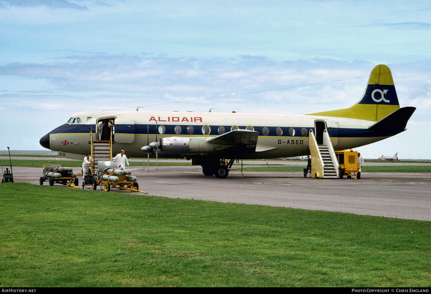 Aircraft Photo of G-ASED | Vickers 831 Viscount | Alidair | AirHistory.net #552696