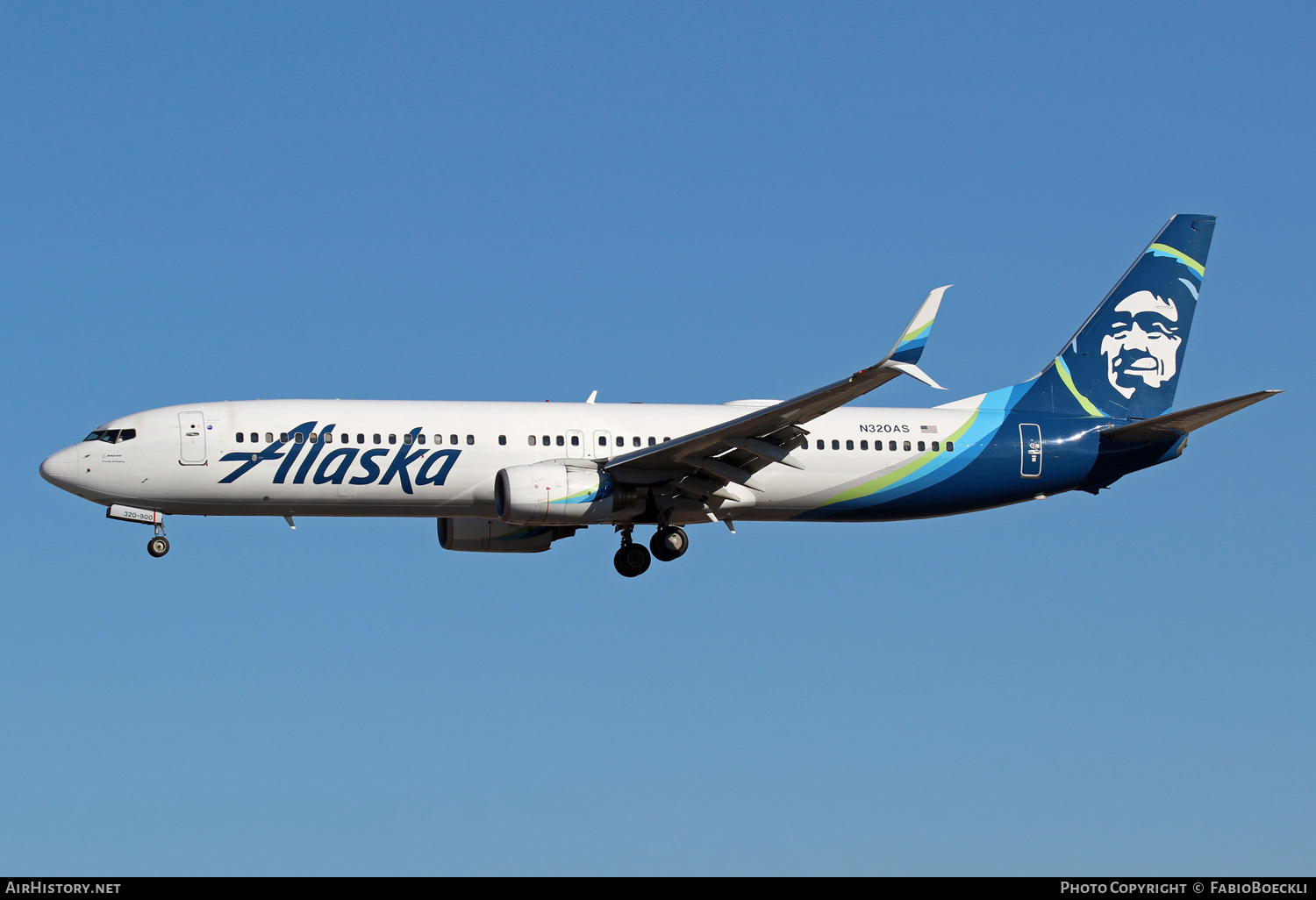 Aircraft Photo of N320AS | Boeing 737-990 | Alaska Airlines | AirHistory.net #552704